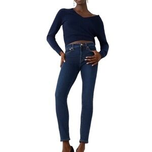 J. Crew toothpick Classic Dark wash size 27